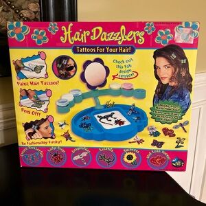 vintage 1998 NEW Hair Dazzlers Tattoos for your Hair